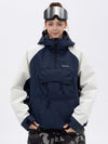 Veste de snowboard bomber camouflage Mountain Freestyle pour femme avec poche cargo