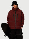 Veste de ski UrbanCraft Street Utility Freestyle pour femme – Capuche réfléchissante et design inspiré des vêtements de travail