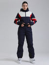 Combinaison de ski rétro classique Gsou Snow ChillTrack pour femme - Tenues de ski vintage années 80