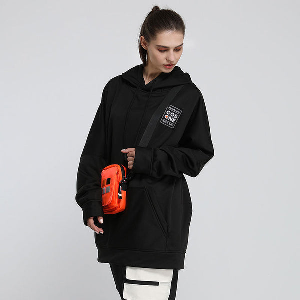 Sweat à capuche unisexe Cosone Olivine pour l'hiver et les activités de plein air