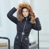 Combinaison de ski une pièce pour femme Katze Creek Down Suits avec bordure en fausse fourrure amovible