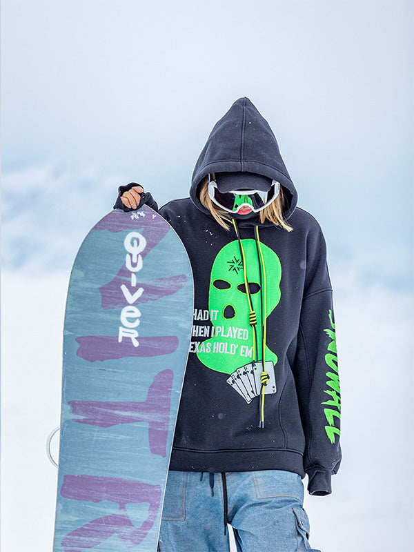 Sweat à capuche unisexe Snowall Gangster Swagger Snowscape imperméable pour homme