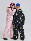 Combinaisons de ski pingouin une pièce pour garçons et filles