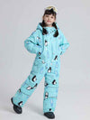Combinaisons de ski une pièce pingouin pour filles et garçons