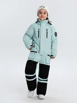 Combinaisons de ski/snowboard unisexes Arctic Queen élégantes une pièce pour enfants