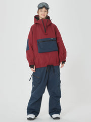 Combinaison de ski bomber pour femme, veste et pantalon de snowboard amples Prime