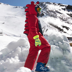 Combinaison de ski unisexe imperméable et respectueuse des animaux pour enfants