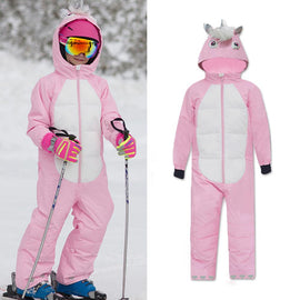 Combinaisons de neige unisexes imperméables et respectueuses des animaux pour filles