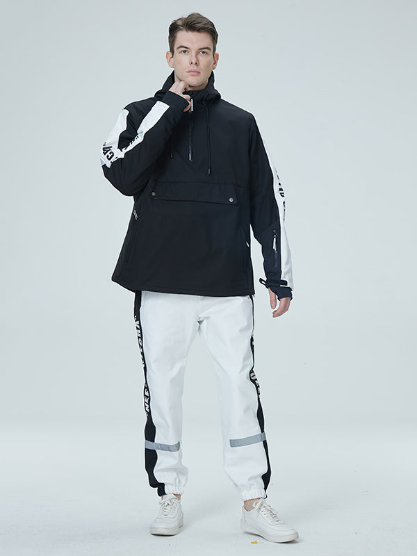 Combinaisons de ski réfléchissantes Arctic Queen Winter Guide Stripe pour hommes