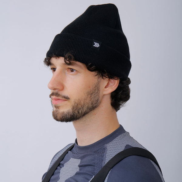 Bonnet de ski unisexe Snowverb en crochet avec pompon