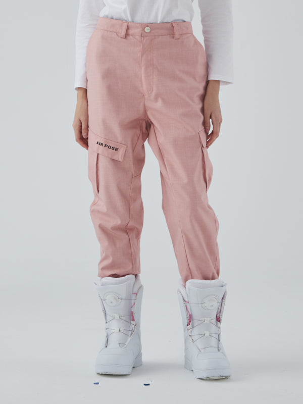 Salopette de ski unisexe Air Pose pour femme, élégante et tendance, taille haute.