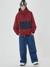 Combinaison de snowboard ample pour femme, style freeride.