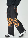 Pantalon de ski cargo Swaggy pour homme avec empiècements réfléchissants aux genoux