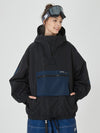 Veste bomber d'hiver ample pour femme, style snowboard, avec grande poche cargo.