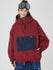 Veste bomber d'hiver ample pour femme, style snowboard, avec grande poche cargo.