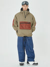 Combinaison de snowboard ample pour homme, style freeride.