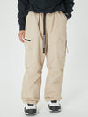 Pantalon de ski ample Prime Mountain pour homme avec deux poches cargo latérales