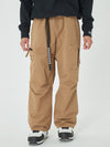 Pantalon de ski ample Prime Mountain pour homme avec deux poches cargo latérales