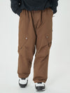 Pantalon de ski ample à poches cargo pour homme, style Mountain Chill Swag