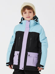 Veste de neige imperméable unisexe pour enfant, idéale pour les amoureux de la montagne