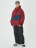 Veste bomber d'hiver ample pour homme avec poches cargo stylées et pantalon de snowboard