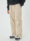 Pantalon de ski ample à poches cargo pour homme, style Mountain Chill Swag