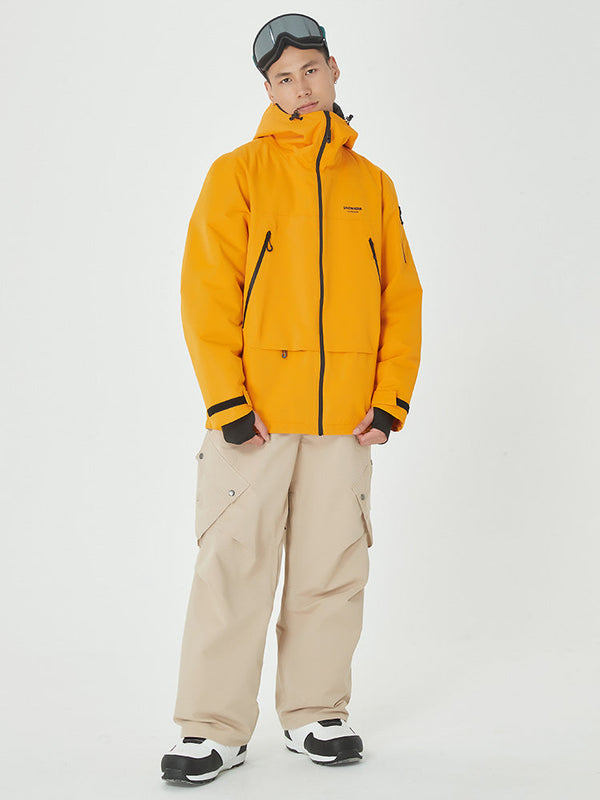 Veste anorak Mountain Breaker pour homme avec pantalon de snowboard cargo stylé