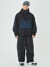 Combinaison de snowboard ample pour homme, style freeride.