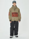 Combinaison de snowboard ample pour homme, style freeride.