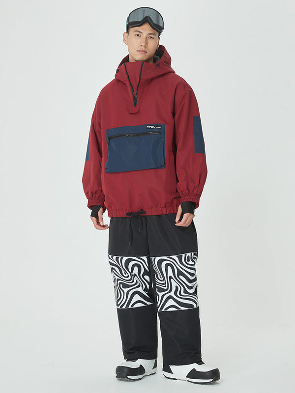 Combinaison de snowboard ample d'hiver pour homme, veste et pantalon de ski Prime Bomber