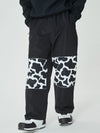 Pantalon de ski cargo Swaggy pour homme avec empiècements réfléchissants aux genoux