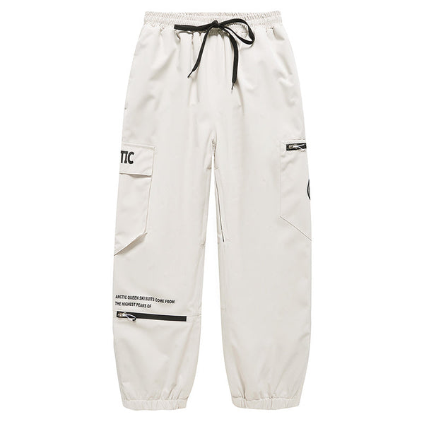 Pantalon cargo de snowboard tendance Arctic Queen pour femme