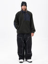 Ensemble pull en polaire sherpa pour homme et pantalon de ski ample style freerider urbain