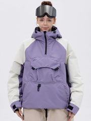 Veste bomber de snowboard Mountain Freestyle pour femme avec poche cargo