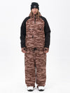 Ensemble veste bomber et pantalon ample pour homme, motif camouflage montagne freestyle