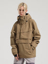Veste de ski cargo anorak Gsou Snow pour femme