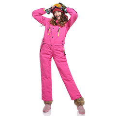 Combinaison de ski une pièce pour femme, mode hivernale