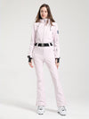 Combinaison de ski Gsou Snow Classic Flare à ceinture pour femme