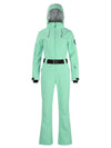 Combinaison de ski Gsou Snow Classic pour femme, coupe évasée et ceinturée