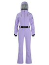 Combinaison de ski Gsou Snow Classic pour femme, coupe évasée et ceinturée
