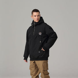 Anorak polaire à capuche Searipe Snow Addict Mountain Explorer pour homme