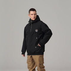 Anorak polaire à capuche Searipe Snow Addict Mountain Explorer pour homme