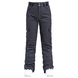 Salopette de ski/snowboard d'hiver chic, isolée et imperméable pour femme