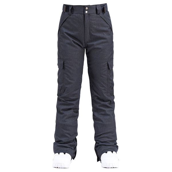 Salopette de ski/snowboard d'hiver chic, isolée et imperméable pour femme