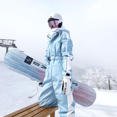 Combinaison de ski unisexe North White Ice Slope pour femmes