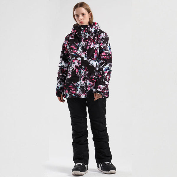 Combinaison de ski imperméable SMN Vast Sky pour femme (veste et pantalon)