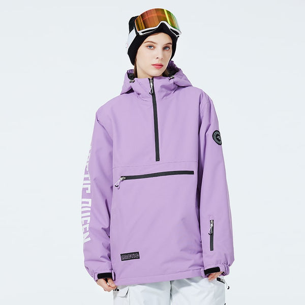 Veste anorak à demi-zip WinterPeak SnowGuard pour femme