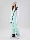 Salopette de ski Searipe pour homme, fermeture éclair oblique, col rond