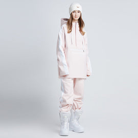 Ensemble veste et pantalon de snowboard unisexe RARWWAR Young Fashion pour femmes