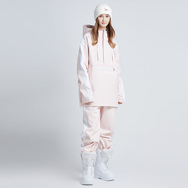 Ensemble veste et pantalon de snowboard unisexe RARWWAR Young Fashion pour femmes